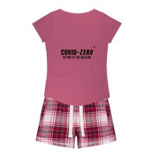Load image into Gallery viewer, Covid-Zero Collection Girls Sleepy Tee and Flannel Short
