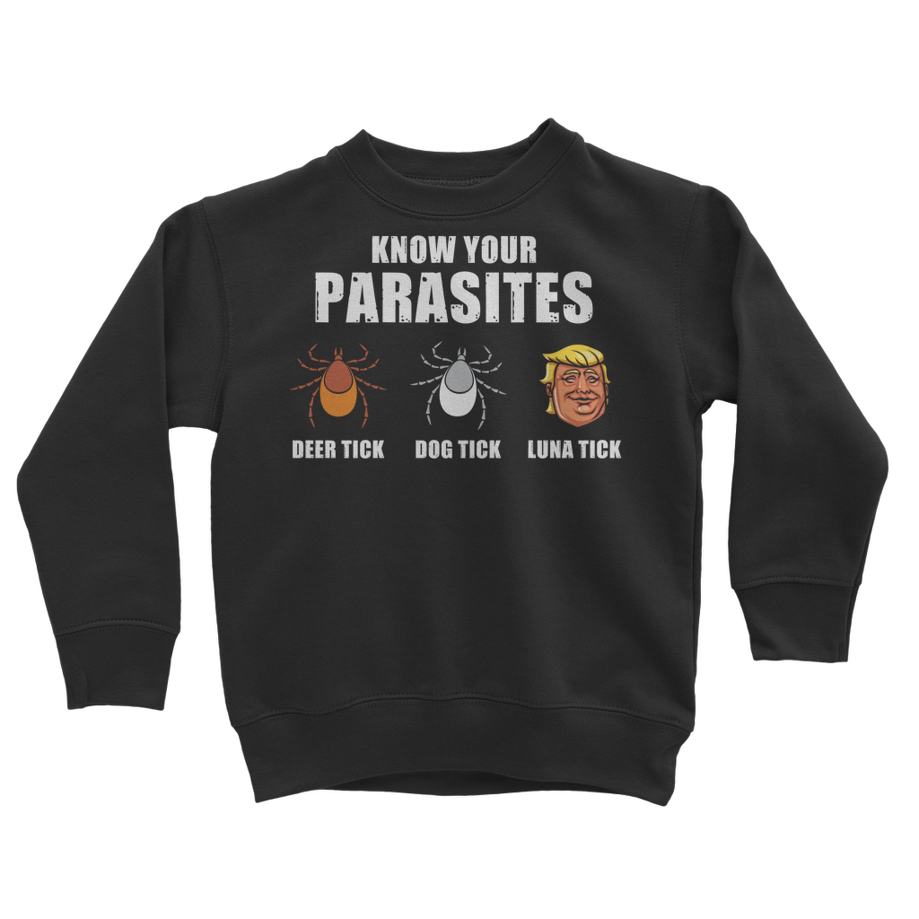 Trump Parasite Classic Kids Sweatshirt