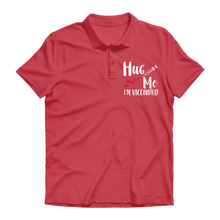 Load image into Gallery viewer, Hug Me I&#39;m Vaccinated Premium Adult Polo Shirt
