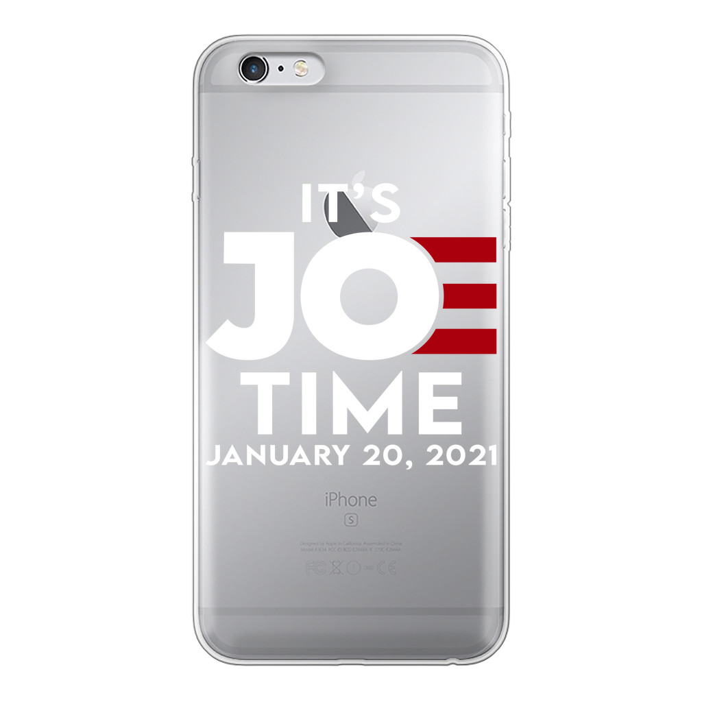 Joe Biden Back Printed Transparent Soft Phone Case