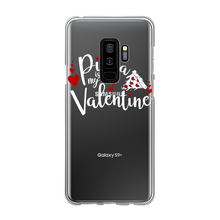 Load image into Gallery viewer, Pizza is My Valentine Back Printed Transparent Soft Phone Case
