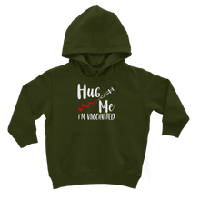Load image into Gallery viewer, Hug Me I&#39;m Vaccinated Classic Kids Hoodie
