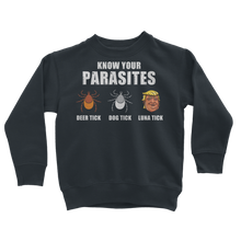 Load image into Gallery viewer, Trump Parasite Classic Kids Sweatshirt
