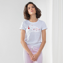 Load image into Gallery viewer, Pizza is My Valentine Women&#39;s Long Pant Pyjama Set
