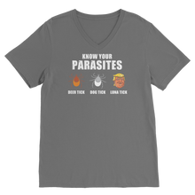 Load image into Gallery viewer, Trump Parasite Classic V-Neck T-Shirt
