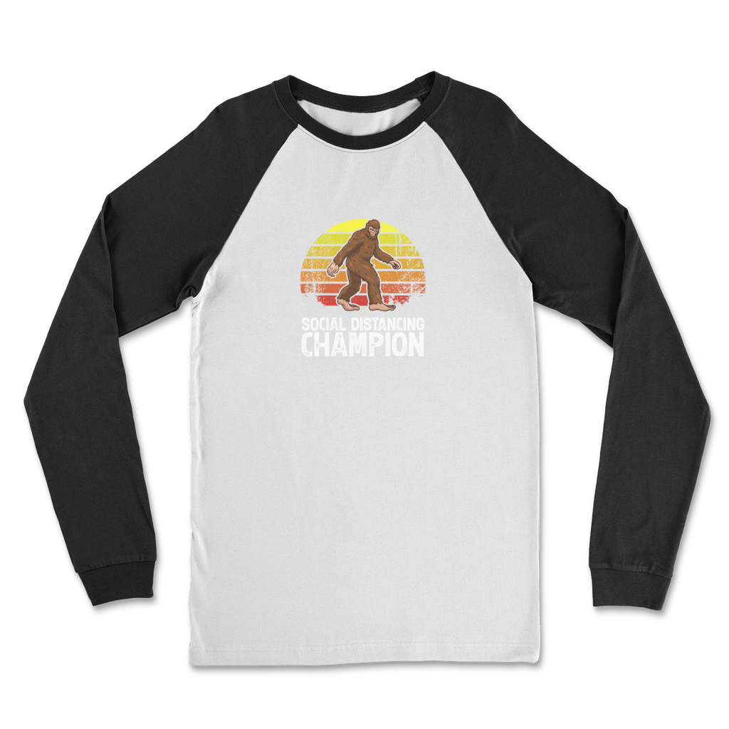 Social Distance Classic Raglan Long Sleeve Shirt