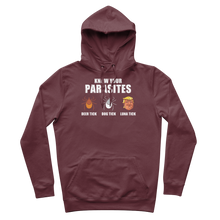 Load image into Gallery viewer, Trump Parasite Premium Adult Hoodie
