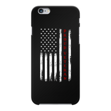 Load image into Gallery viewer, Proud Veteran Back Printed Black Hard Phone Case
