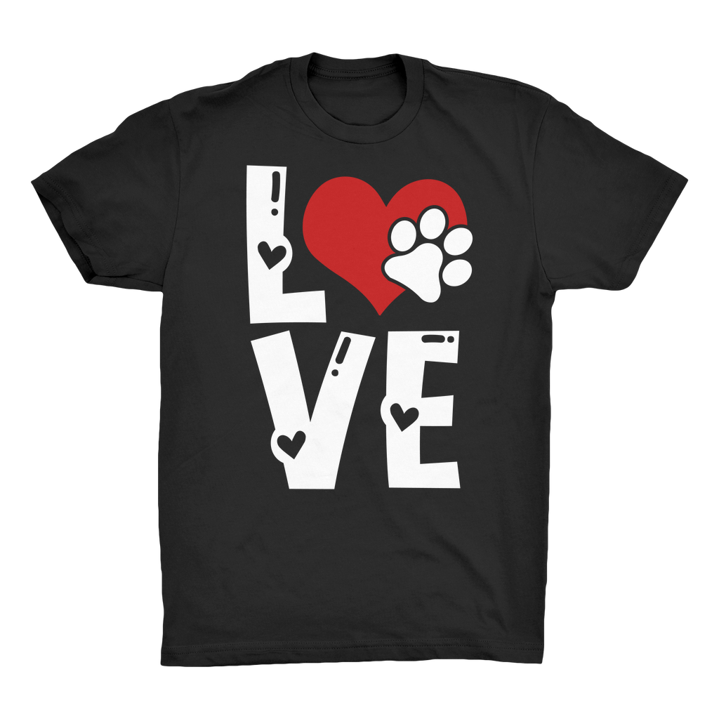 Love Dog Organic Adult T-Shirt