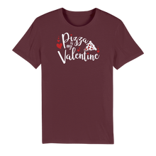 Load image into Gallery viewer, Pizza is My Valentine Premium Organic Adult T-Shirt
