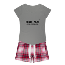 Load image into Gallery viewer, Covid-Zero Collection Girls Sleepy Tee and Flannel Short
