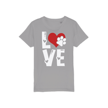 Load image into Gallery viewer, Love Dog Organic Jersey Kids T-Shirt

