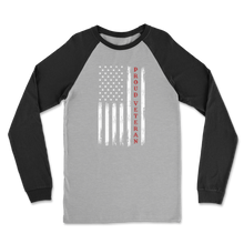 Load image into Gallery viewer, Proud Veteran Classic Raglan Long Sleeve Shirt
