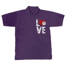 Load image into Gallery viewer, Love Dog Classic Adult Polo Shirt

