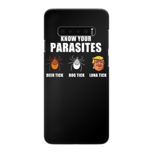 Load image into Gallery viewer, Trump Parasite Back Printed Black Hard Phone Case
