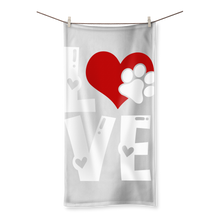 Load image into Gallery viewer, Love Dog Sublimation All Over Towel
