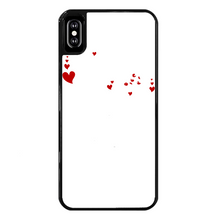 Load image into Gallery viewer, Pizza is My Valentine Back Printed Black Hard Phone Case
