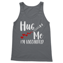 Load image into Gallery viewer, Hug Me I&#39;m Vaccinated Classic Adult Vest Top
