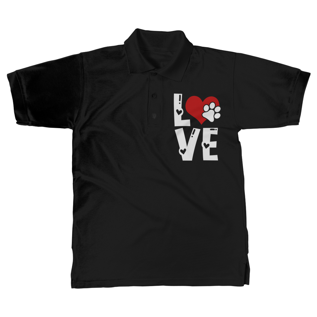 Love Dog Classic Adult Polo Shirt