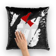 Load image into Gallery viewer, Love Dog Sequin Cushion Cover
