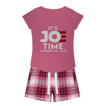 Load image into Gallery viewer, Joe Biden Girls Sleepy Tee and Flannel Short
