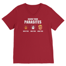 Load image into Gallery viewer, Trump Parasite Premium V-Neck T-Shirt
