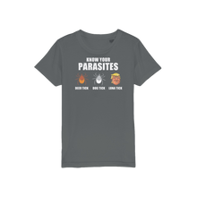 Load image into Gallery viewer, Trump Parasite Organic Jersey Kids T-Shirt
