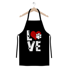 Load image into Gallery viewer, Love Dog Premium Jersey Apron
