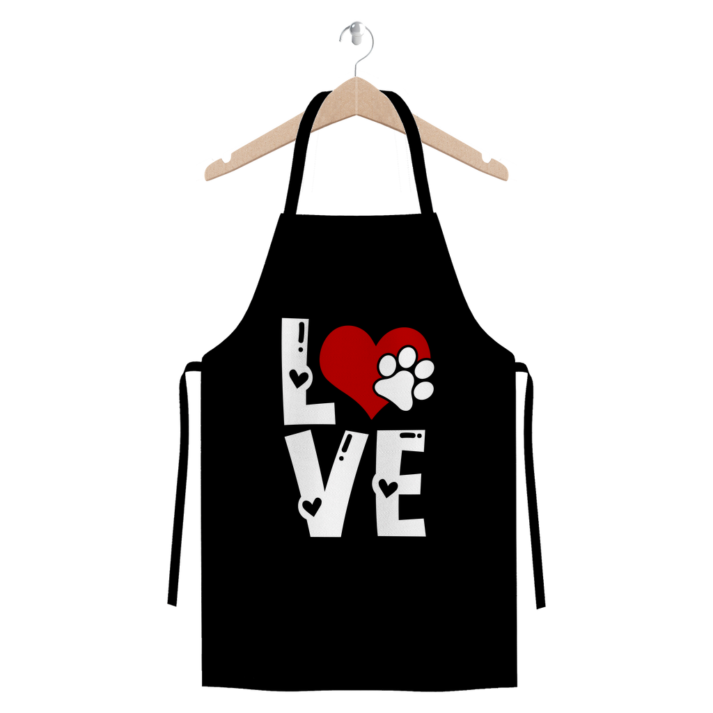 Love Dog Premium Jersey Apron