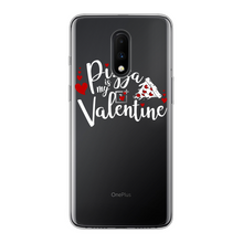 Load image into Gallery viewer, Pizza is My Valentine Back Printed Transparent Soft Phone Case
