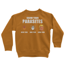 Load image into Gallery viewer, Trump Parasite Classic Kids Sweatshirt
