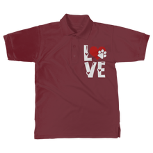Load image into Gallery viewer, Love Dog Classic Adult Polo Shirt
