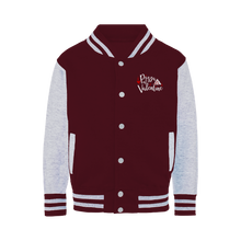 Load image into Gallery viewer, Pizza is My Valentine Varsity Jacket
