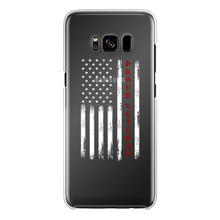 Load image into Gallery viewer, Proud Veteran Back Printed Transparent Hard Phone Case
