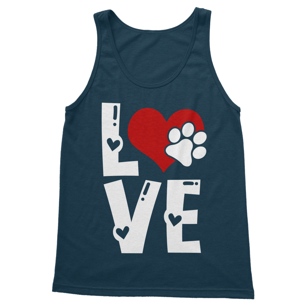 Love Dog Classic Adult Vest Top