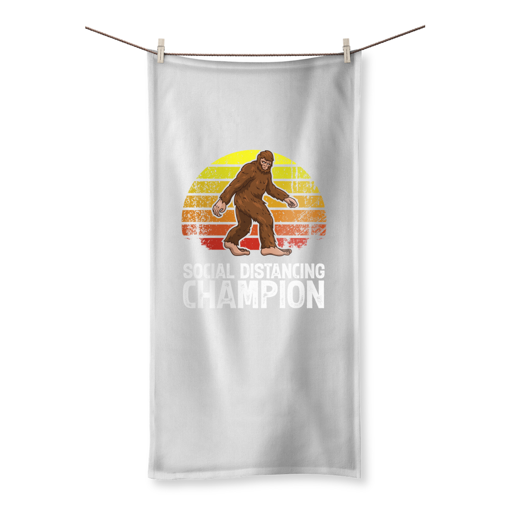 Social Distance Sublimation All Over Towel
