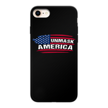 Load image into Gallery viewer, Unmask Back Printed Black Soft Phone Case
