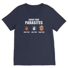 Load image into Gallery viewer, Trump Parasite Premium V-Neck T-Shirt
