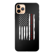 Load image into Gallery viewer, Proud Veteran Back Printed Black Soft Phone Case
