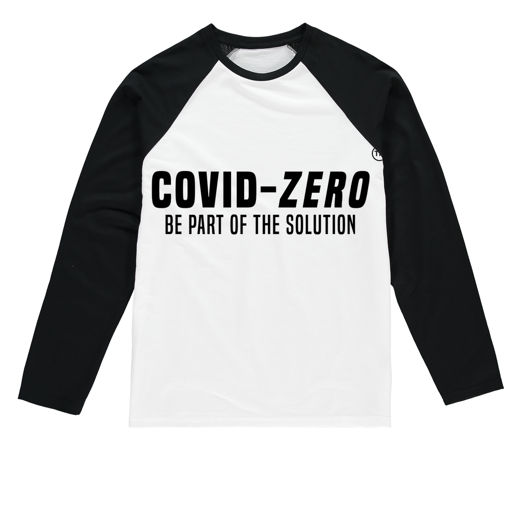 Covid-Zero Collection Sublimation Baseball Long Sleeve T-Shirt