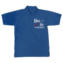 Load image into Gallery viewer, Hug Me I&#39;m Vaccinated Classic Adult Polo Shirt
