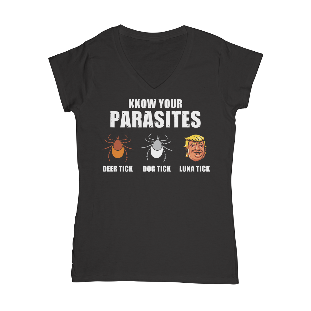 Trump Parasite Classic Women's V-Neck T-Shirt