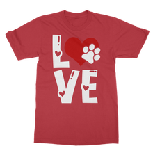 Load image into Gallery viewer, Love Dog Classic Heavy Cotton Adult T-Shirt
