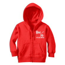 Load image into Gallery viewer, Hug Me I&#39;m Vaccinated Classic Kids Zip Hoodie
