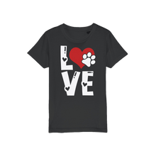 Load image into Gallery viewer, Love Dog Organic Jersey Kids T-Shirt
