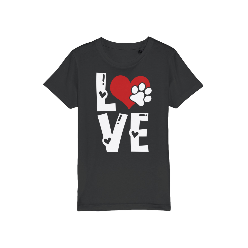 Love Dog Organic Jersey Kids T-Shirt