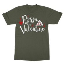 Load image into Gallery viewer, Pizza is My Valentine T-Shirt Dress
