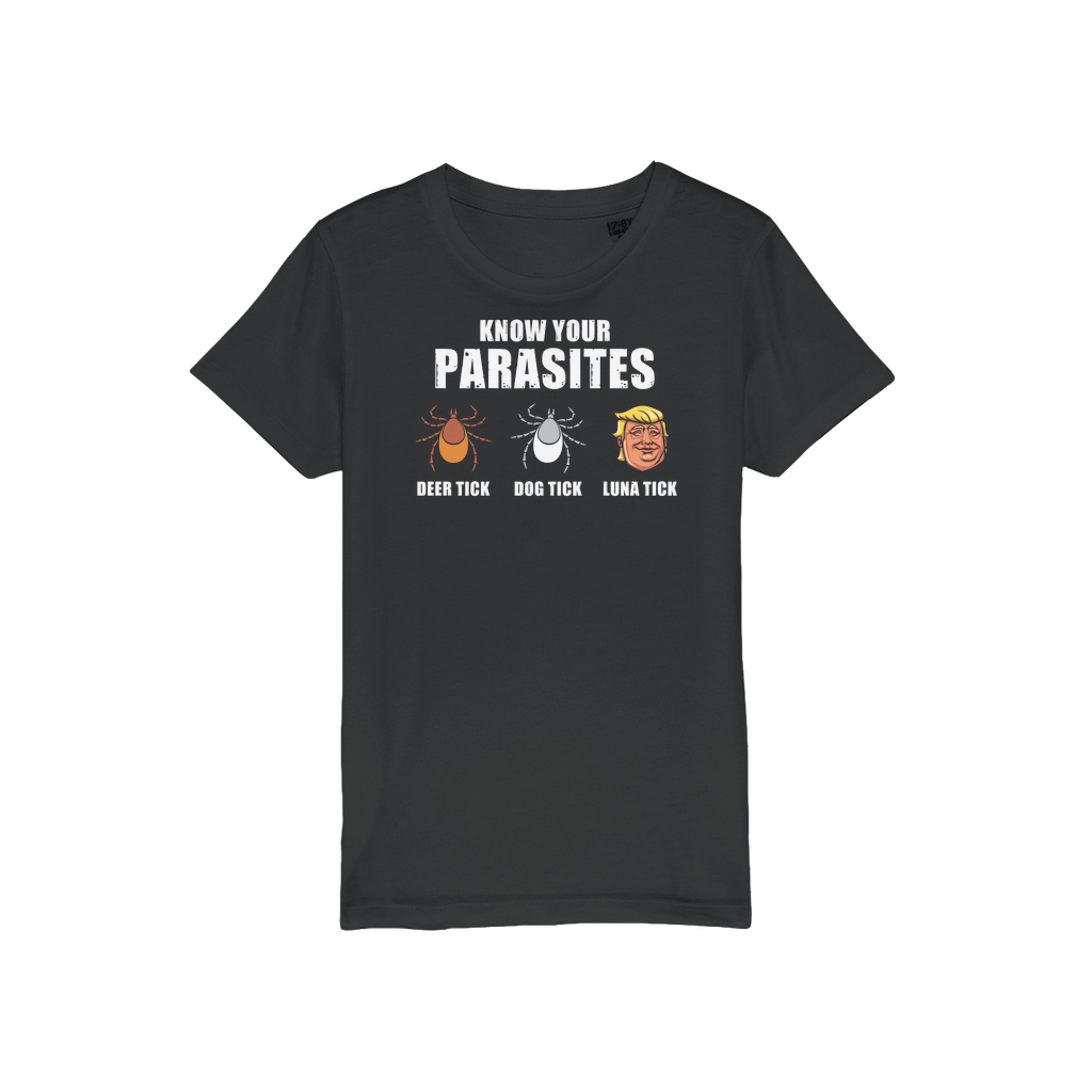 Trump Parasite Organic Jersey Kids T-Shirt
