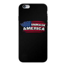 Load image into Gallery viewer, Unmask Back Printed Black Soft Phone Case
