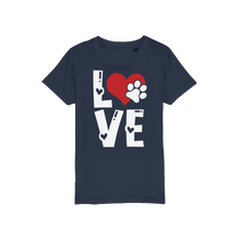 Load image into Gallery viewer, Love Dog Organic Jersey Kids T-Shirt
